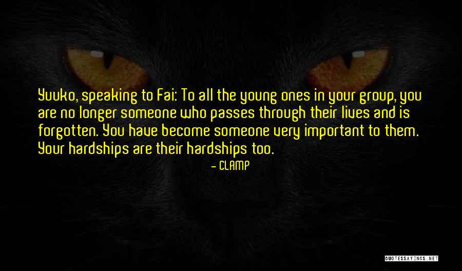 Friendship Hardships Quotes By CLAMP Friendship Hardships Quotes By CLAMP