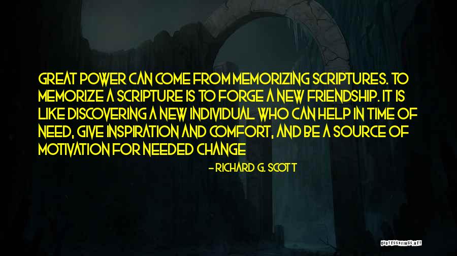 Friendship In Time Of Need Quotes By Richard G. Scott Friendship In Time Of Need Quotes By Richard G. Scott