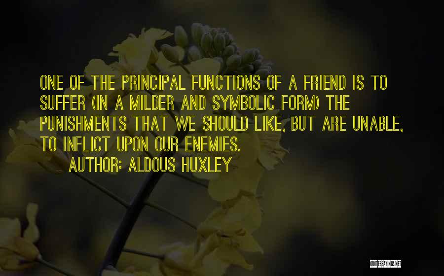 Friendship Is Like A Quotes By Aldous Huxley