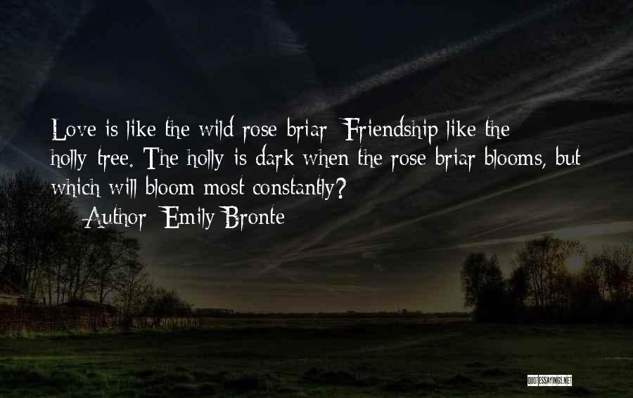 Friendship Is Like A Rose Quotes By Emily Bronte