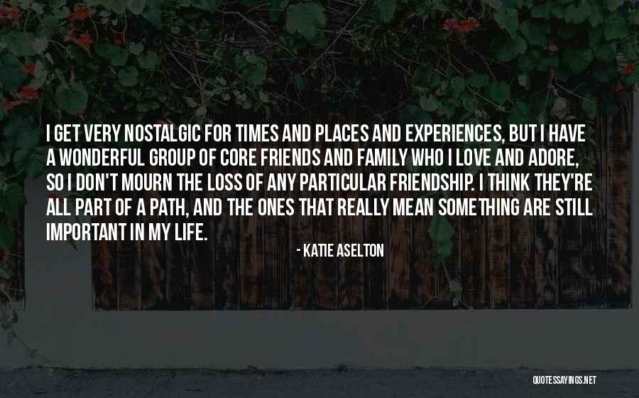 Friendship Is More Important Than Family Quotes By Katie Aselton