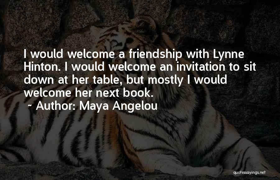 Friendship Maya Angelou Quotes By Maya Angelou