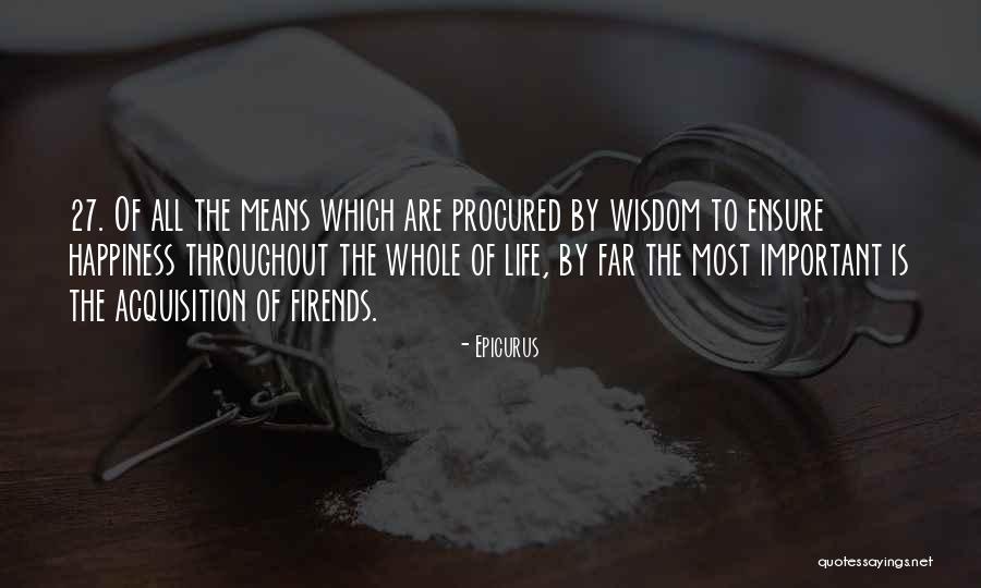 Friendship Means Quotes By Epicurus Friendship Means Quotes By Epicurus
