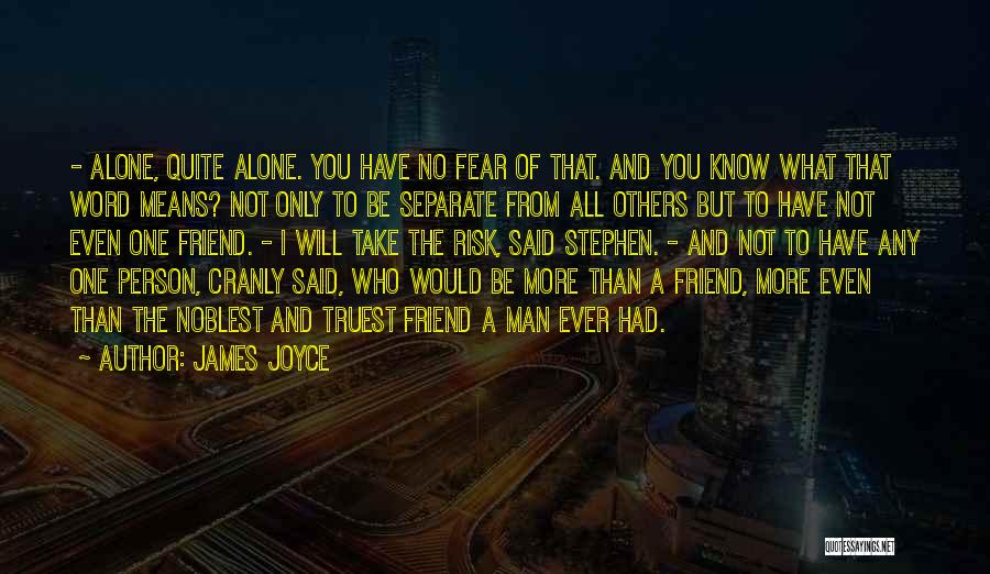 Friendship Means Quotes By James Joyce