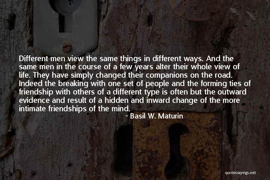 Friendship Of Years Quotes By Basil W. Maturin Friendship Of Years Quotes By Basil W. Maturin