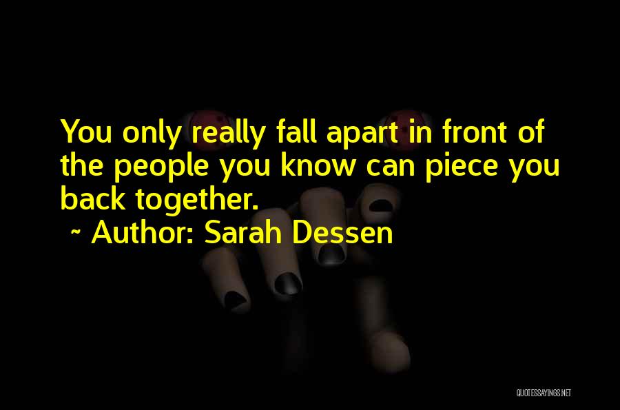 Friendship One Piece Quotes By Sarah Dessen