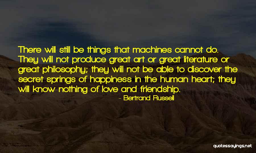 Friendship Or Love Quotes By Bertrand Russell