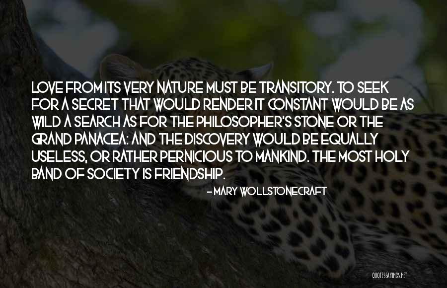 Friendship Or Love Quotes By Mary Wollstonecraft