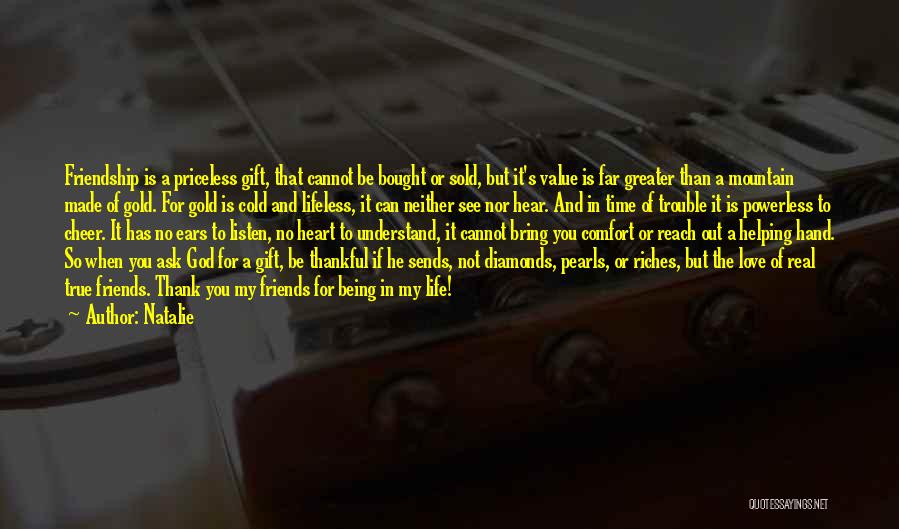 Friendship Or Love Quotes By Natalie Friendship Or Love Quotes By Natalie