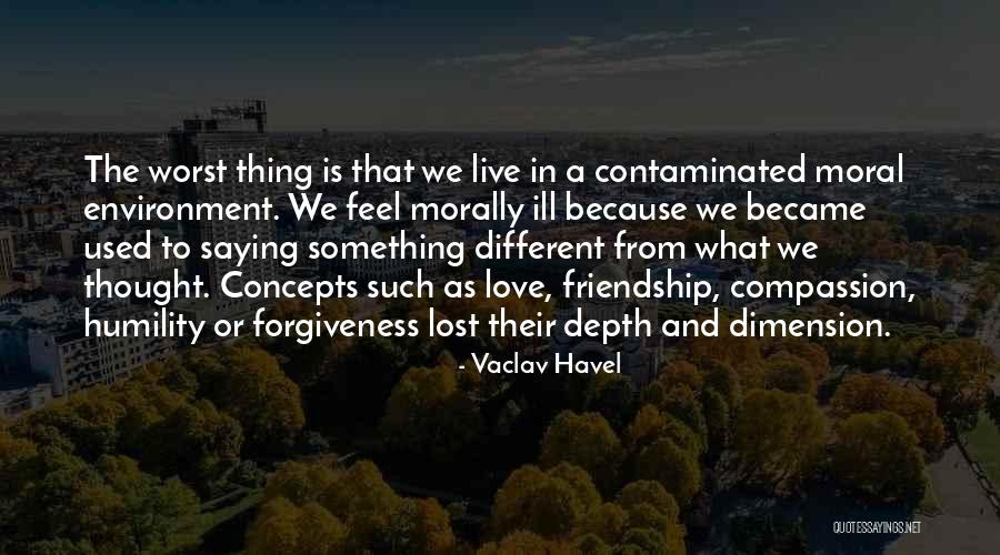 Friendship Or Love Quotes By Vaclav Havel