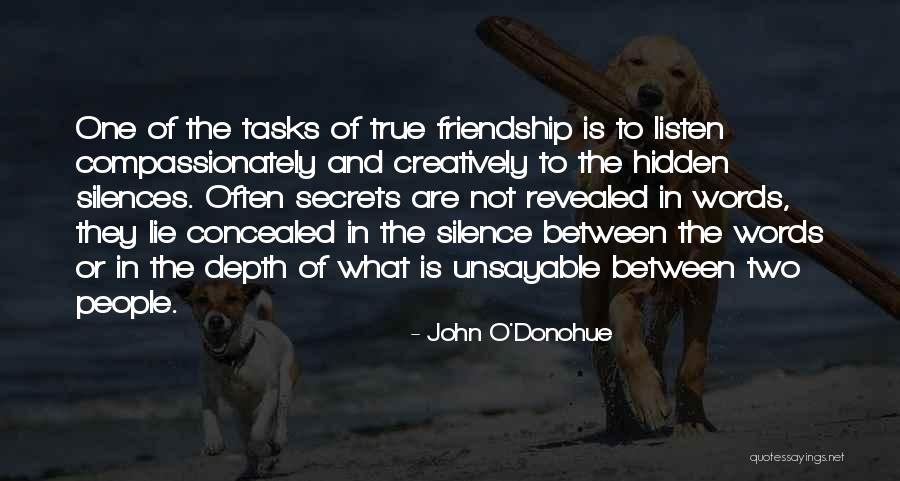 Friendship Or Quotes By John O'Donohue Friendship Or Quotes By John O'Donohue