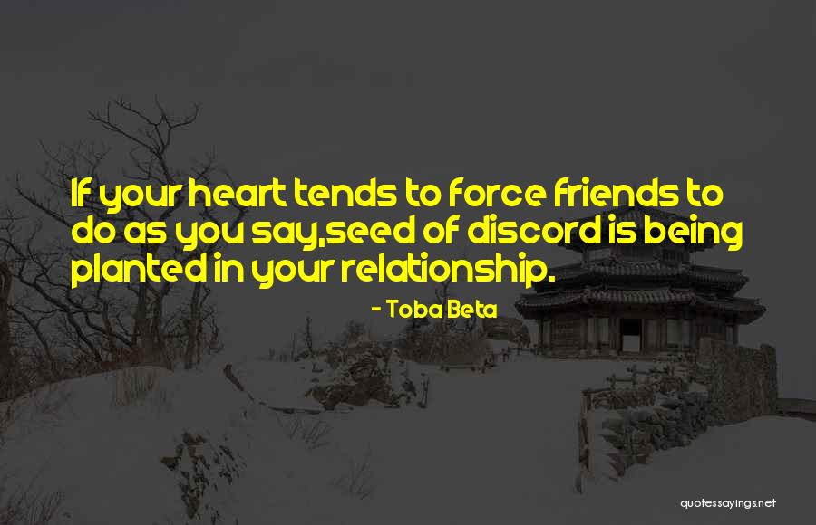 Friendship Over Relationship Quotes By Toba Beta