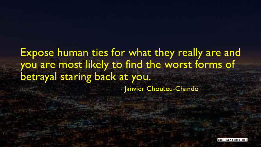 Friendship Ties Quotes By Janvier Chouteu-Chando