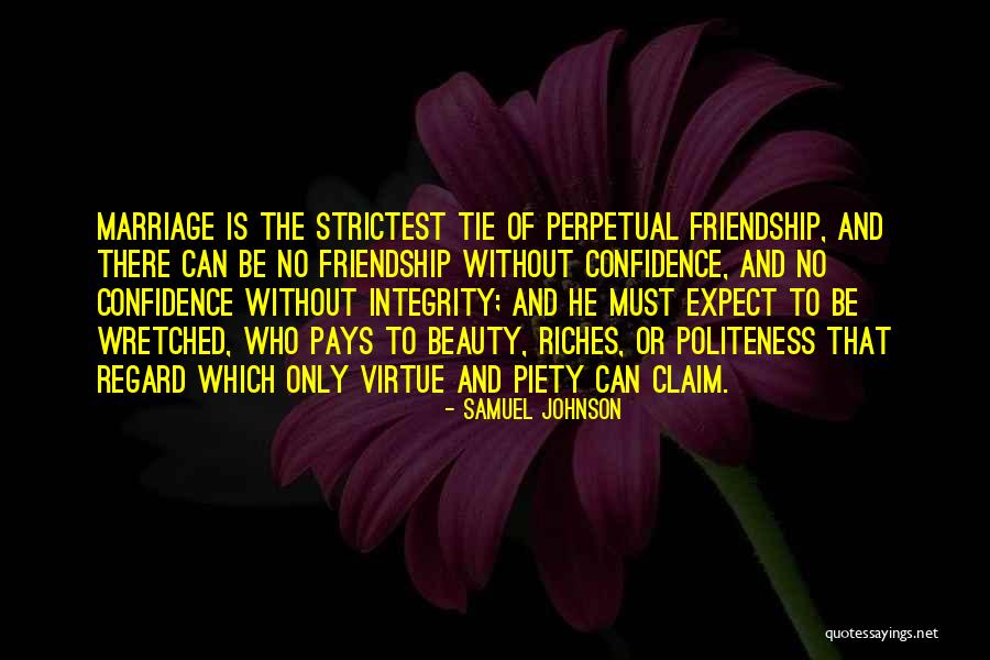 Friendship Ties Quotes By Samuel Johnson