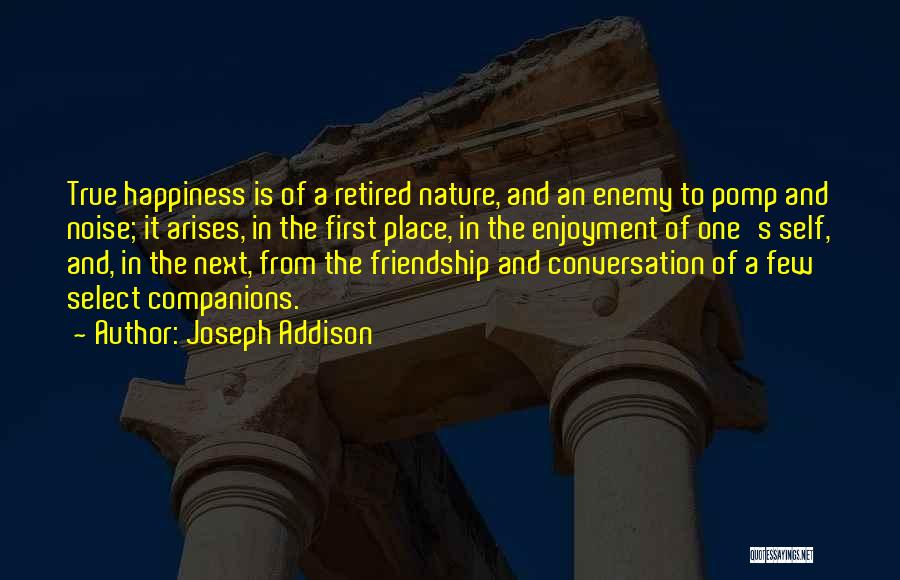 Friendship To Enemy Quotes By Joseph Addison