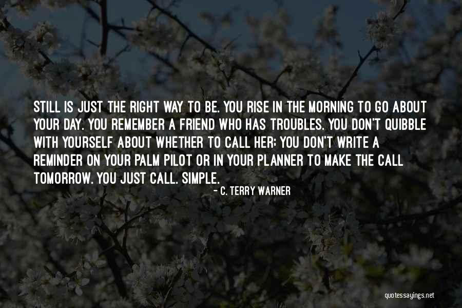 Friendship With Her Quotes By C. Terry Warner