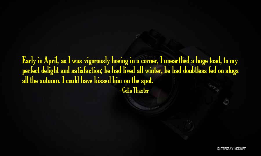 Friesinger Motorsports Quotes By Celia Thaxter Friesinger Motorsports Quotes By Celia Thaxter