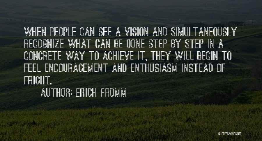Fright Quotes By Erich Fromm