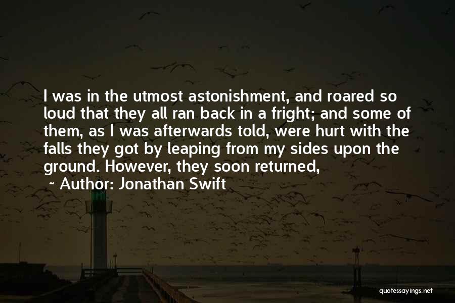 Fright Quotes By Jonathan Swift