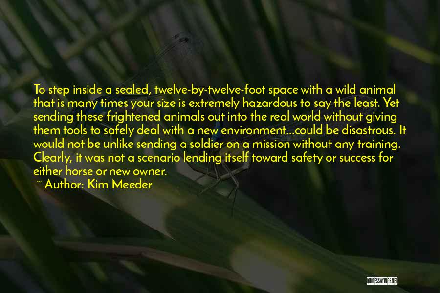Frightened Quotes By Kim Meeder