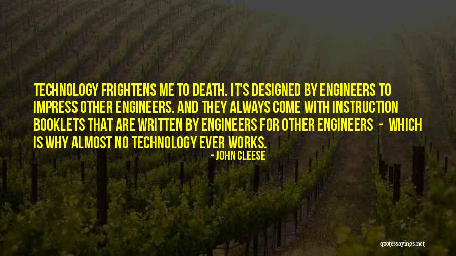 Frightens Me Quotes By John Cleese Frightens Me Quotes By John Cleese