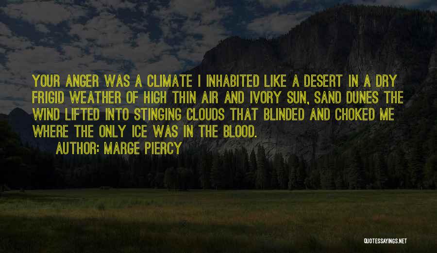 Frigid Weather Quotes By Marge Piercy