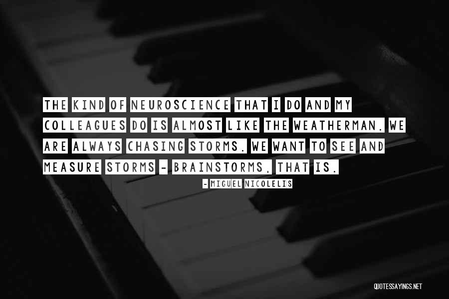 Frisks With Down Quotes By Miguel Nicolelis Frisks With Down Quotes By Miguel Nicolelis