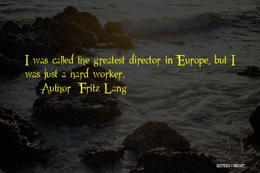 Fritz Lang Quotes 1653564