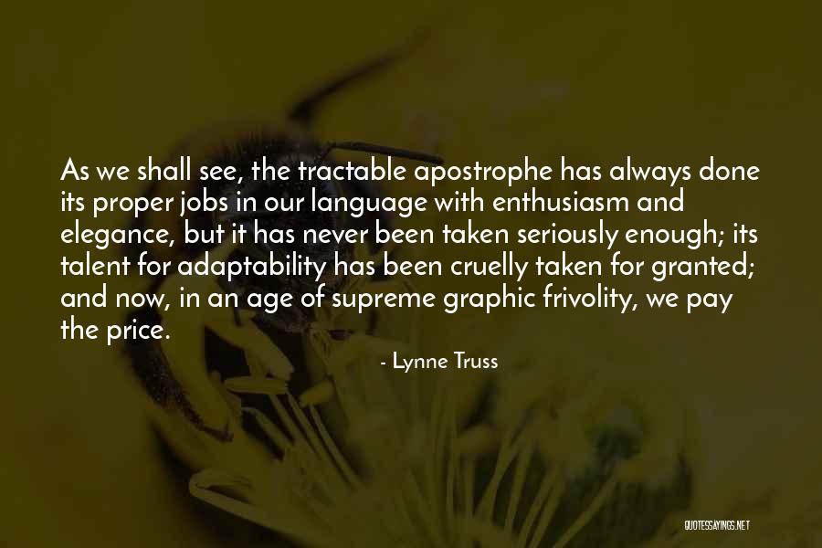 Frivolity Quotes By Lynne Truss Frivolity Quotes By Lynne Truss