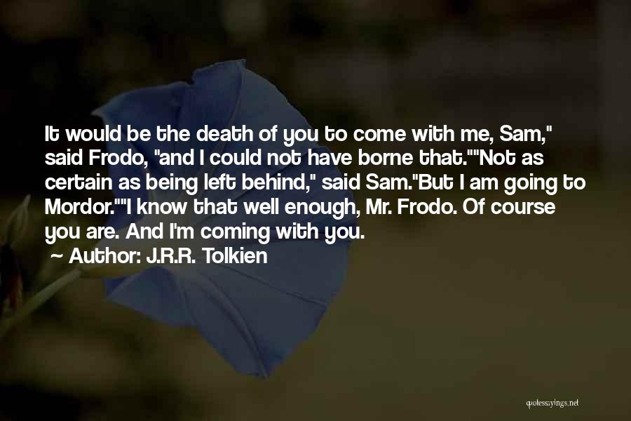 Frodo To Sam Quotes By J.R.R. Tolkien