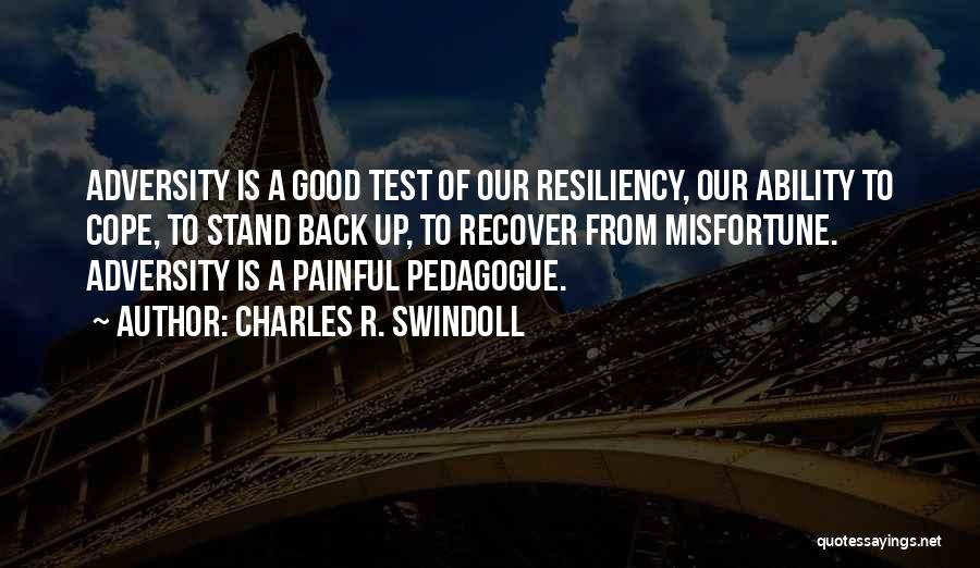 From Adversity Quotes By Charles R. Swindoll