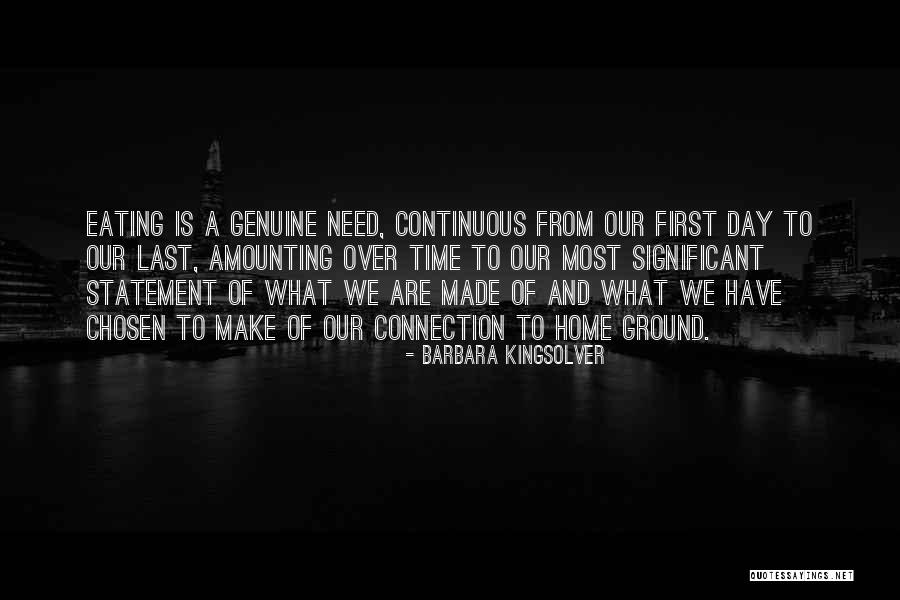 From First To Last Quotes By Barbara Kingsolver