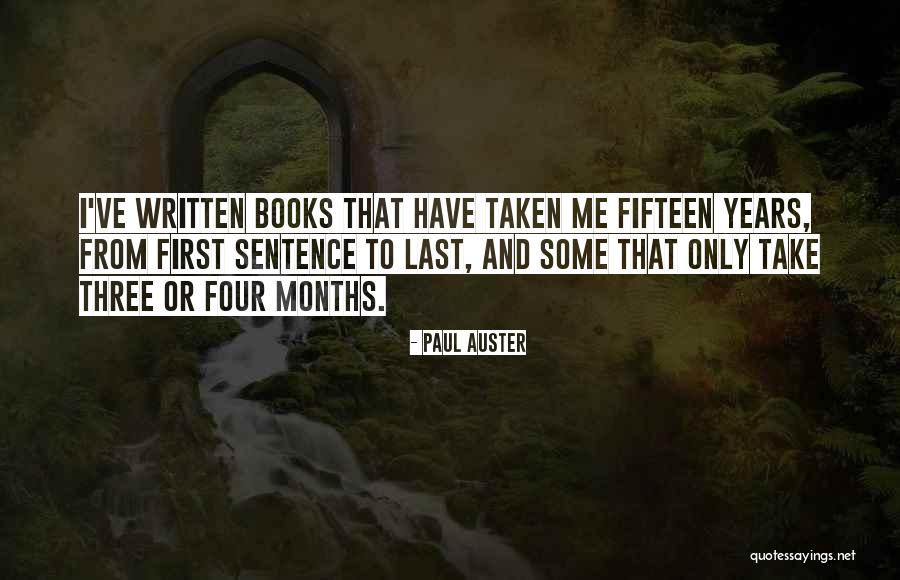 From First To Last Quotes By Paul Auster