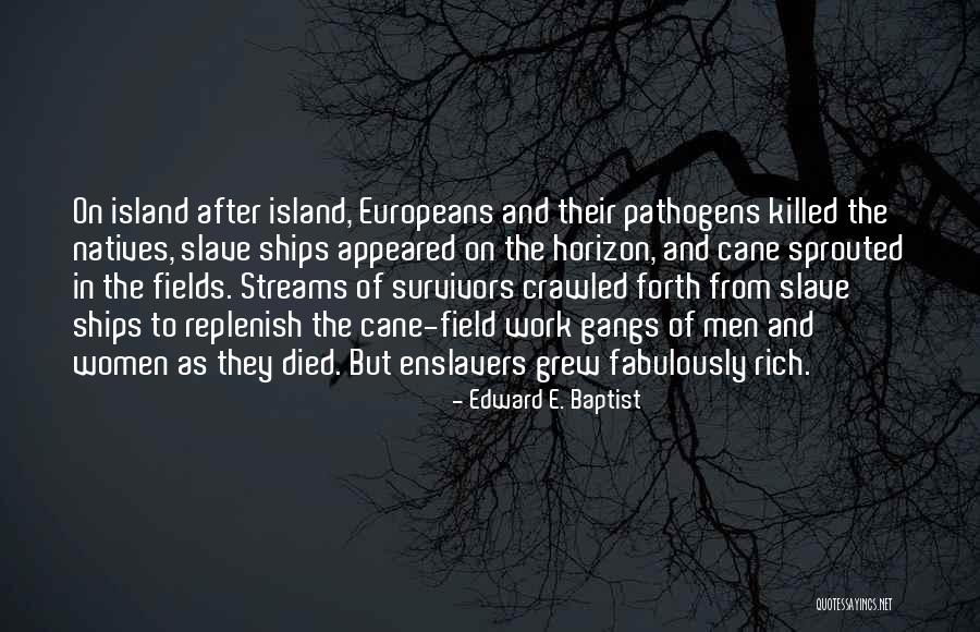 From Island To Island Quotes By Edward E. Baptist From Island To Island Quotes By Edward E. Baptist