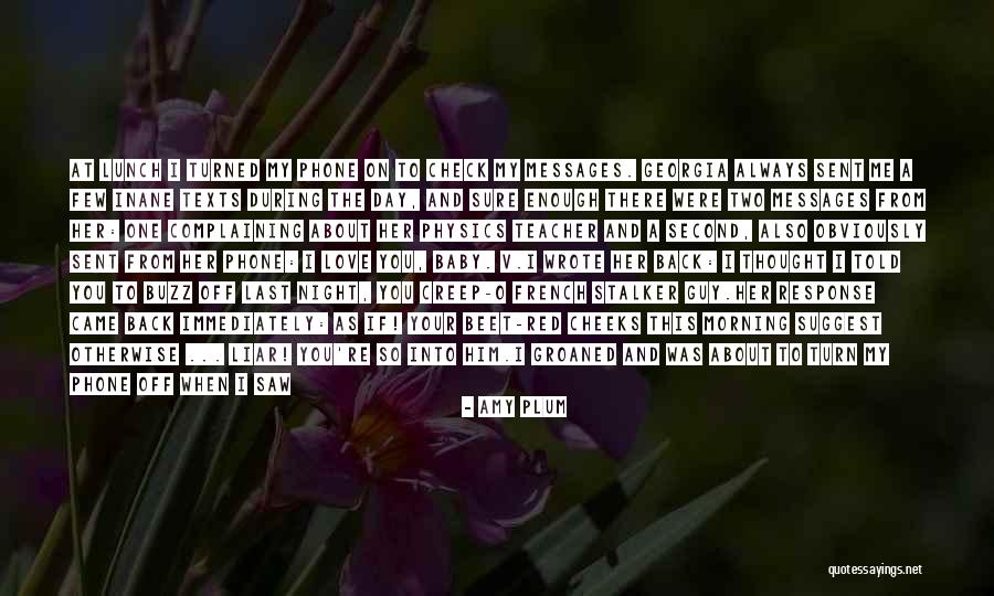 From Me To Him Love Quotes By Amy Plum From Me To Him Love Quotes By Amy Plum