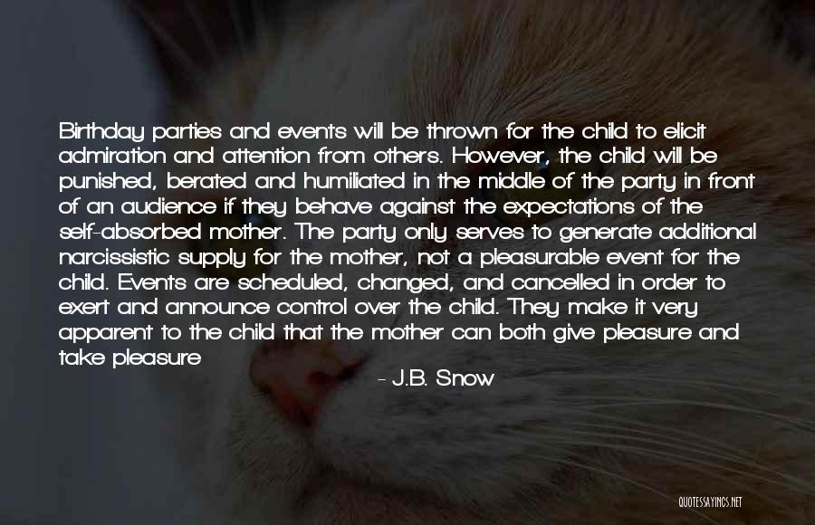 From Mother To Child Quotes By J.B. Snow