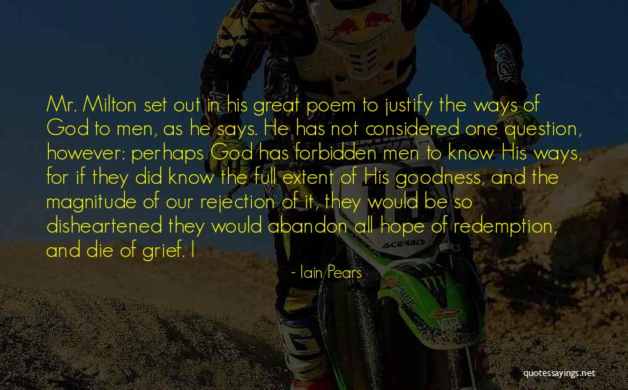 From My Poem Redemption Quotes By Iain Pears From My Poem Redemption Quotes By Iain Pears