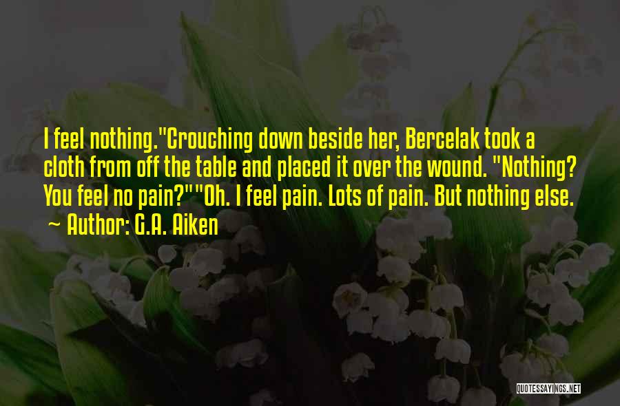 From Pain Quotes By G.A. Aiken