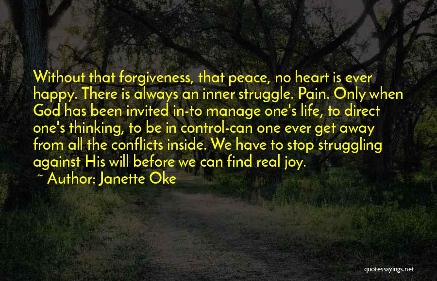 From Pain Quotes By Janette Oke