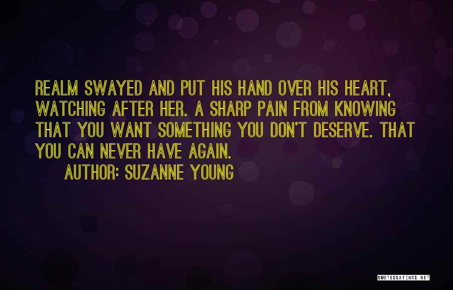 From Pain Quotes By Suzanne Young