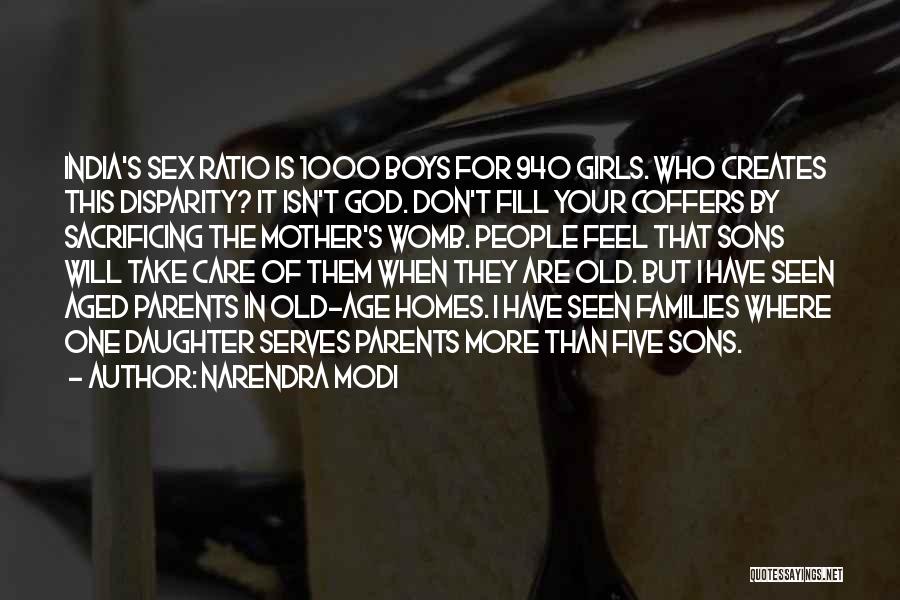 From Parents To Daughter Quotes By Narendra Modi