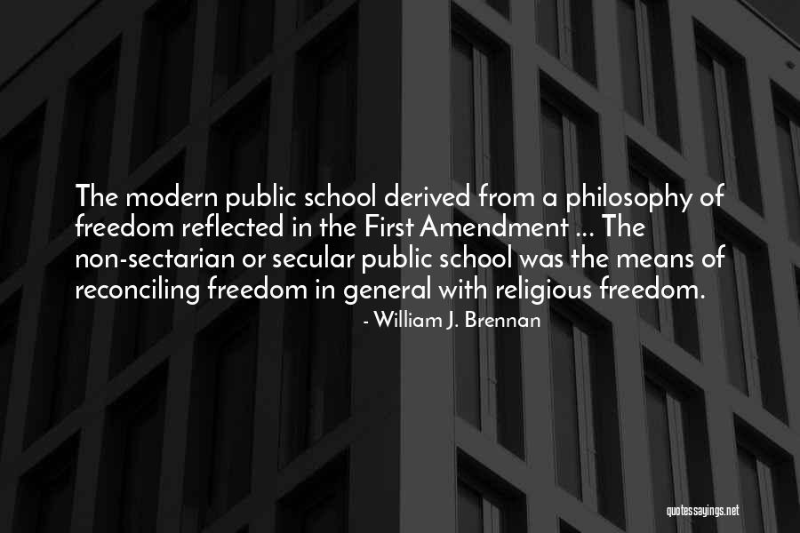 From School Quotes By William J. Brennan