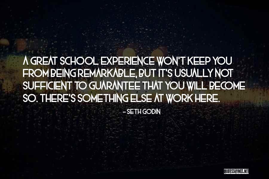 From School To Work Quotes By Seth Godin