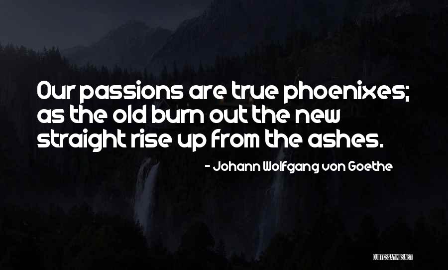 From The Ashes We Will Rise Quotes By Johann Wolfgang Von Goethe