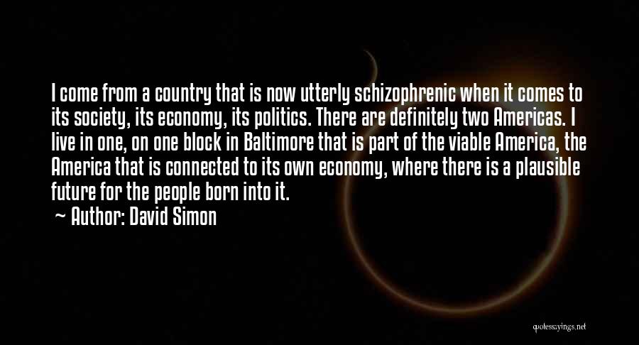 From The Country Quotes By David Simon