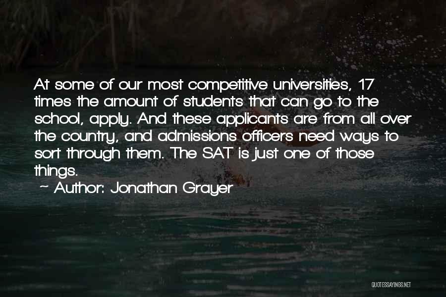 From The Country Quotes By Jonathan Grayer