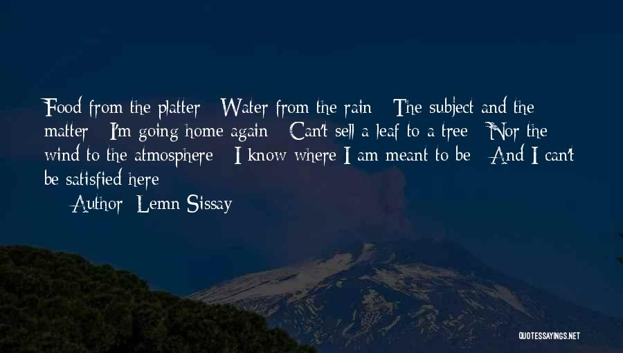 From The Water Quotes By Lemn Sissay