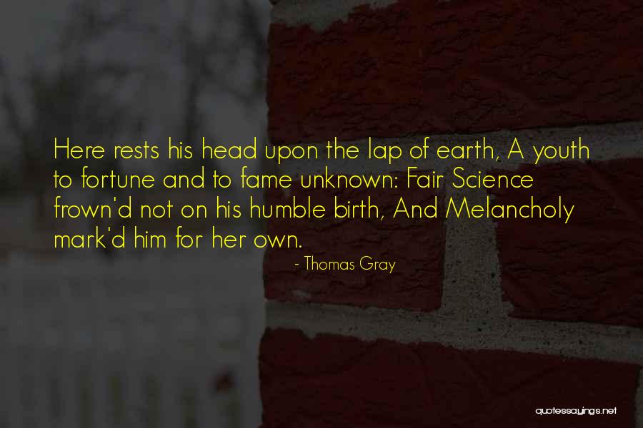Fronia Chapman Quotes By Thomas Gray Fronia Chapman Quotes By Thomas Gray