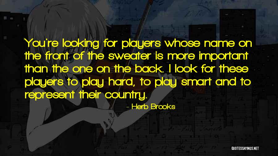 Front And Back Quotes By Herb Brooks Front And Back Quotes By Herb Brooks