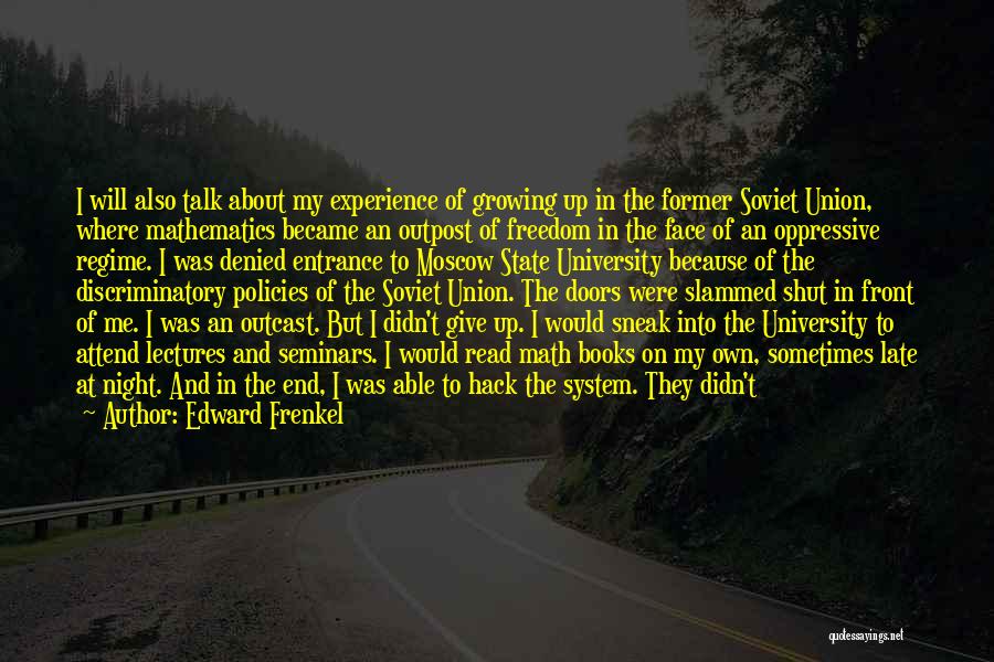 Front Doors Quotes By Edward Frenkel